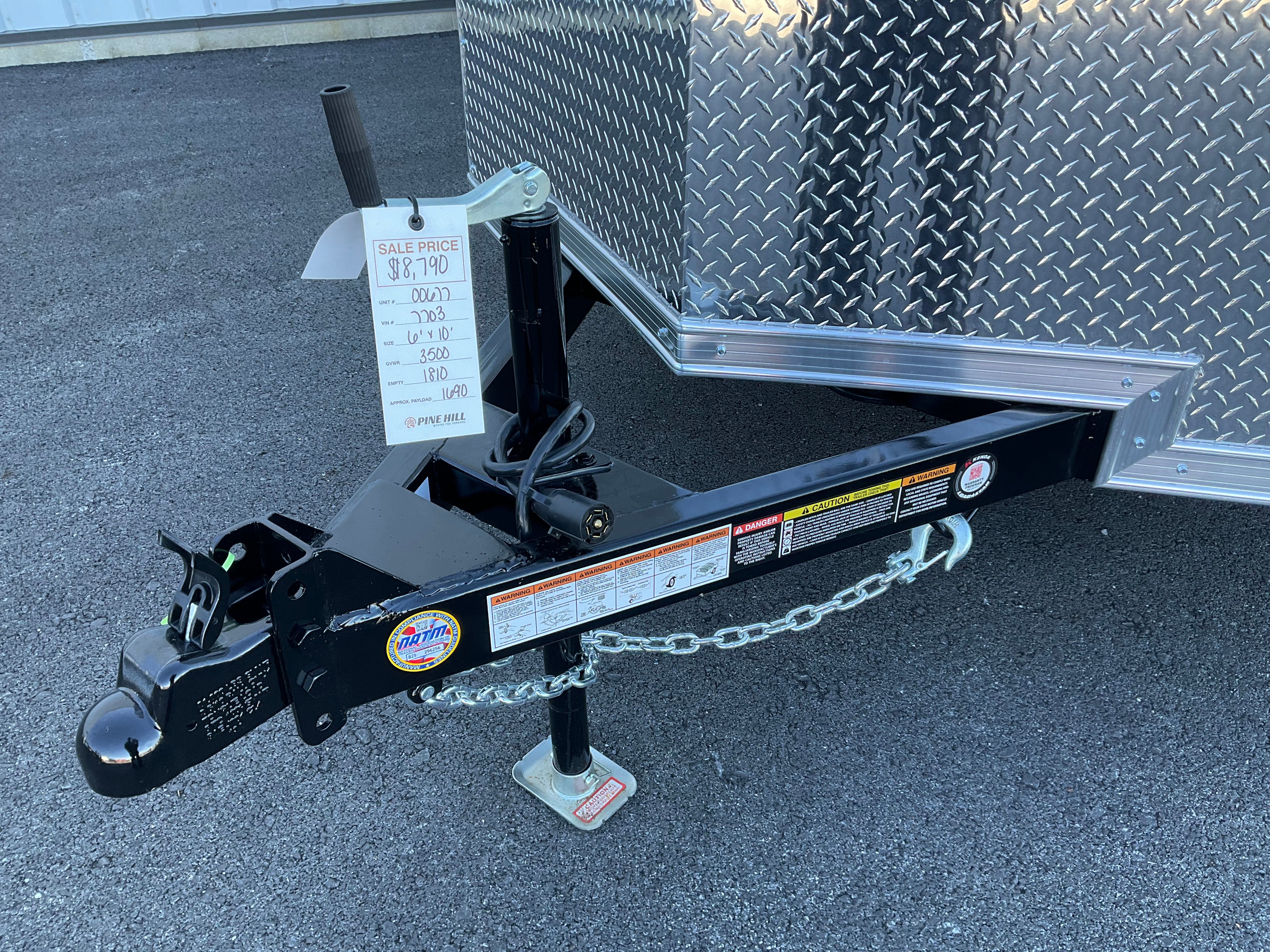 2026 Belmont TM610 TM 600 Single Axle Cargo Trailer, Sidekick Series (SKU-00677) - Image 9
