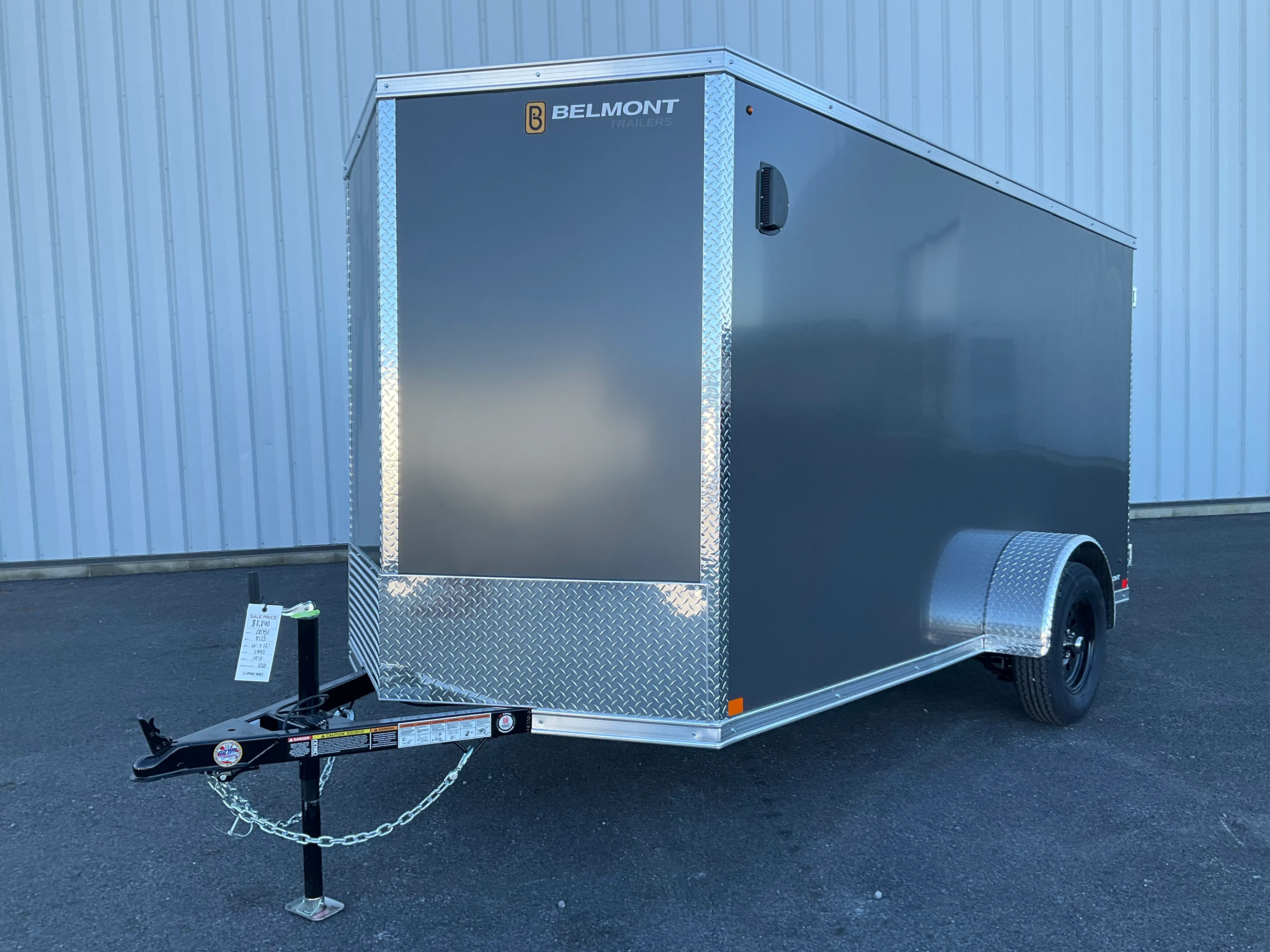 2026 Belmont TM612 TM 600 Single Axle Cargo Trailer, Sidekick Series (SKU-00751)