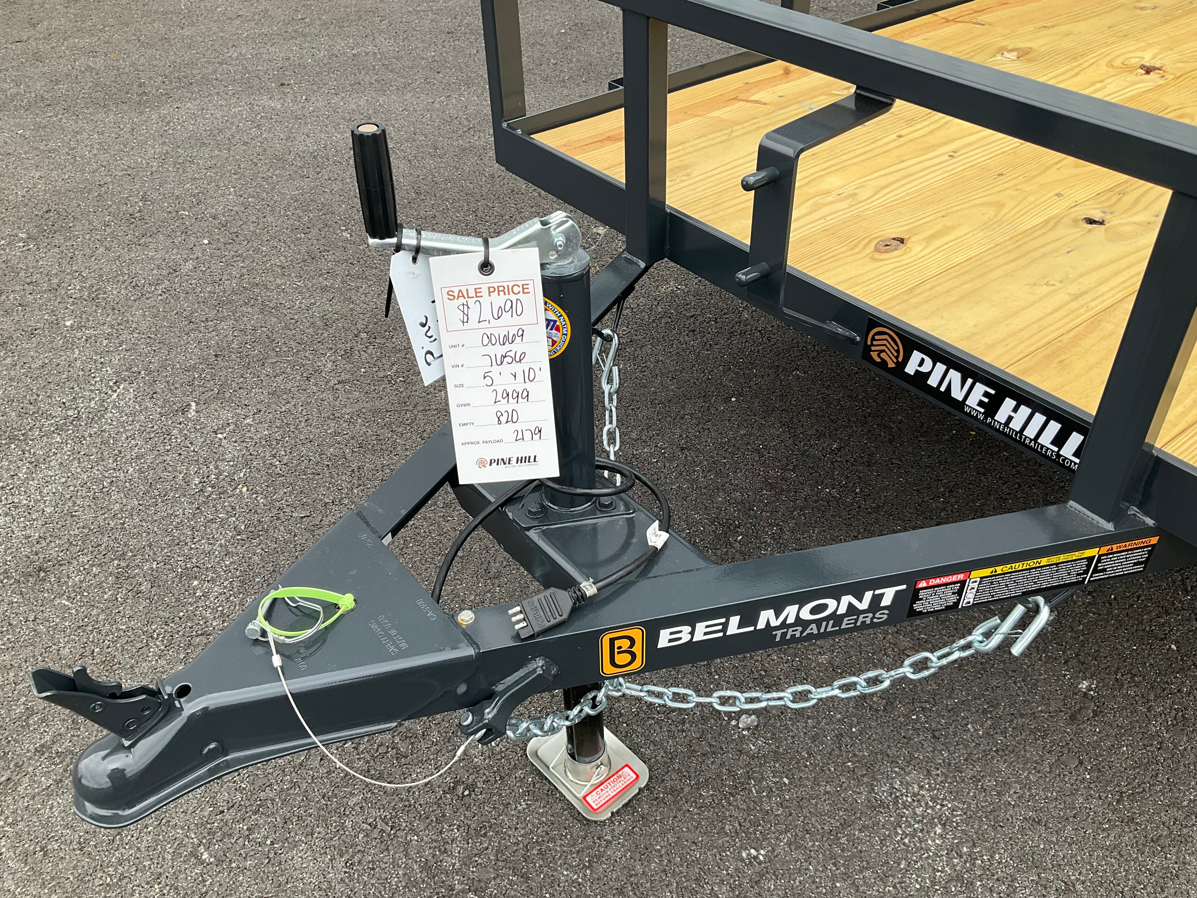 2026 Belmont UT510TT Tube Top Utility Trailer (SKU-00669) - Image 5