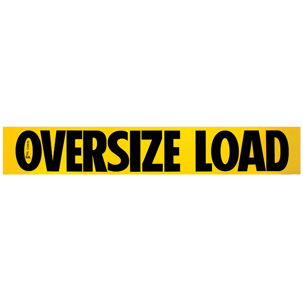 10" x 60" Wooden Oversize Load Sign Single Sided
