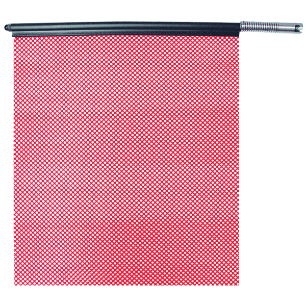 18" x 18" Quick Mount Red Flag Assembly