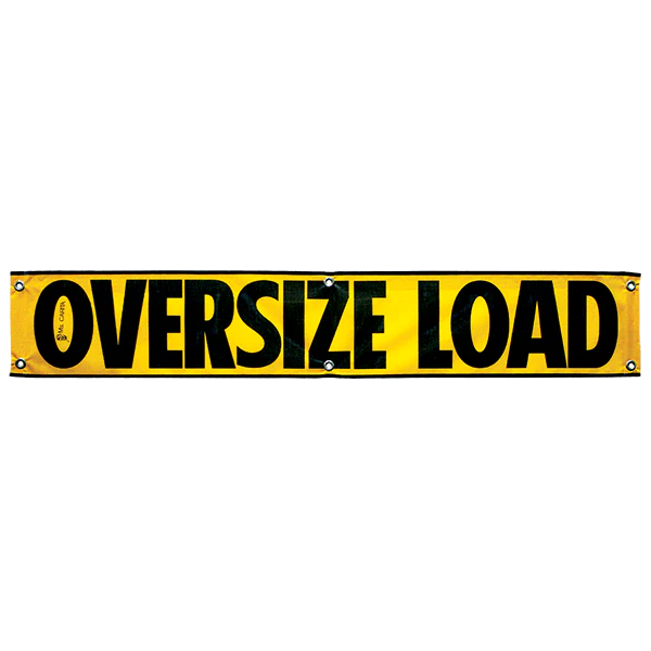 18" x 84" Mesh Oversize Load Sign with Grommets