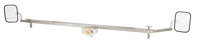 Adjustable Double Mirror Bar w/Complete Assembly