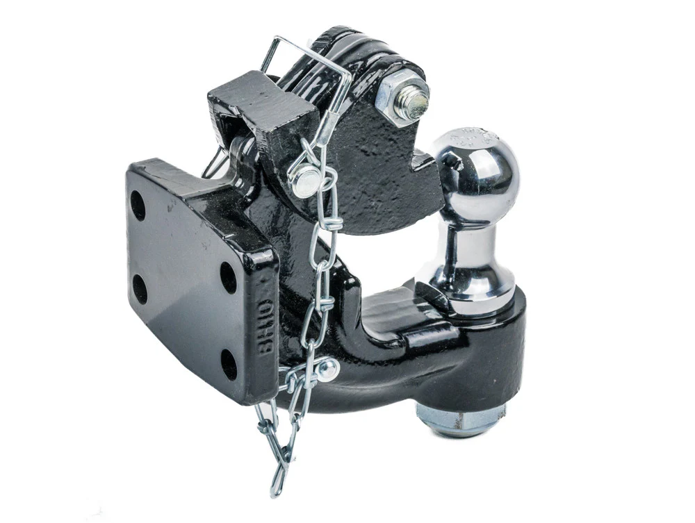 20K Ball & Pintle Combination Hitch with 2" Ball - Image 2