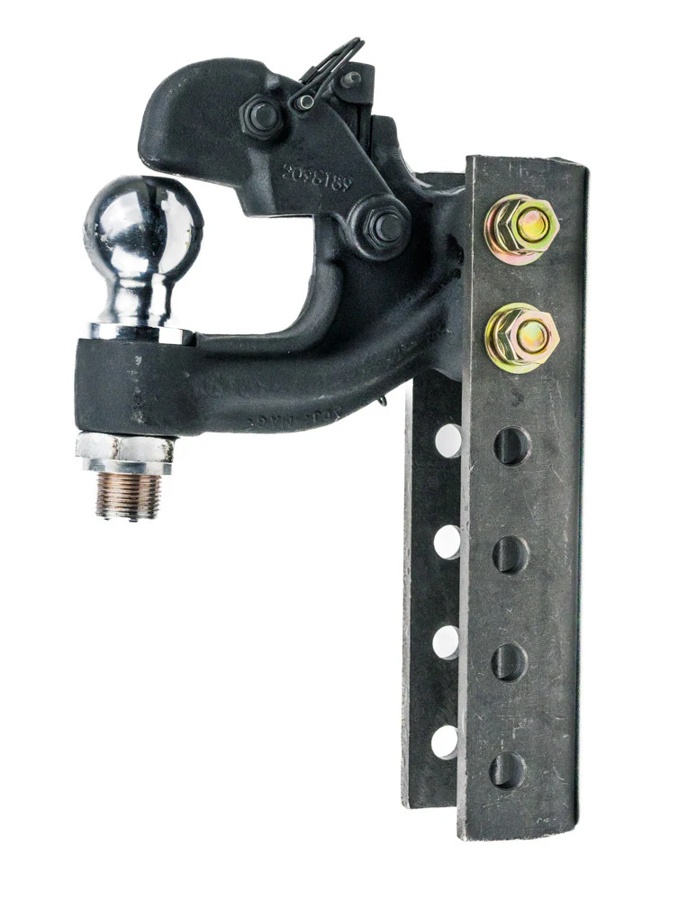 30K Ball & Pintle Combination Mount with Channel-2 5/16"