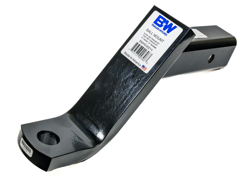 B&W 16K Ball Mount-6" Drop for 2-1/2" Receiver
