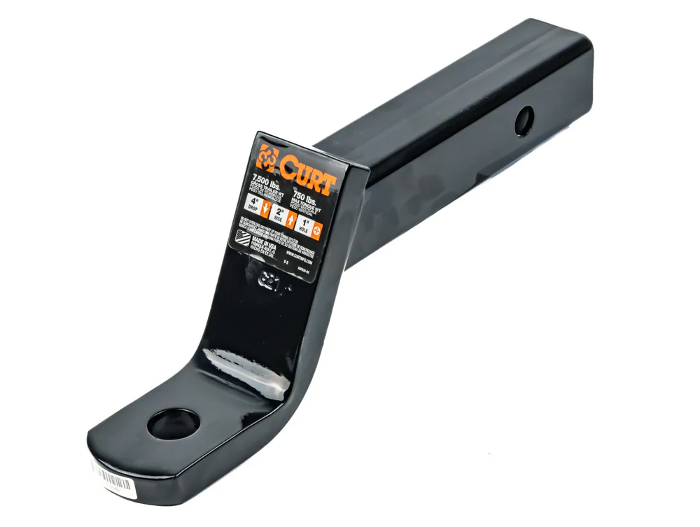 Curt 7.5K Ball Mount Long-4" Drop