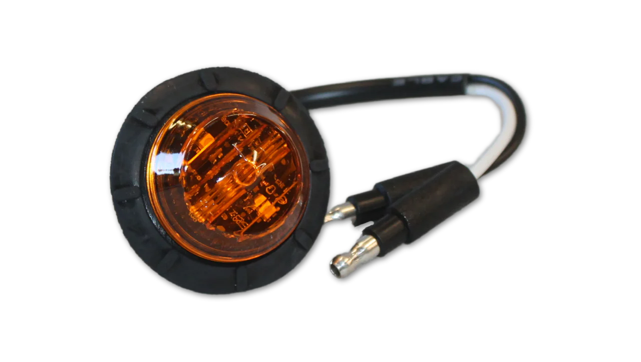 1-1/4" Amber Low Profile Combination Clearance Marker Light