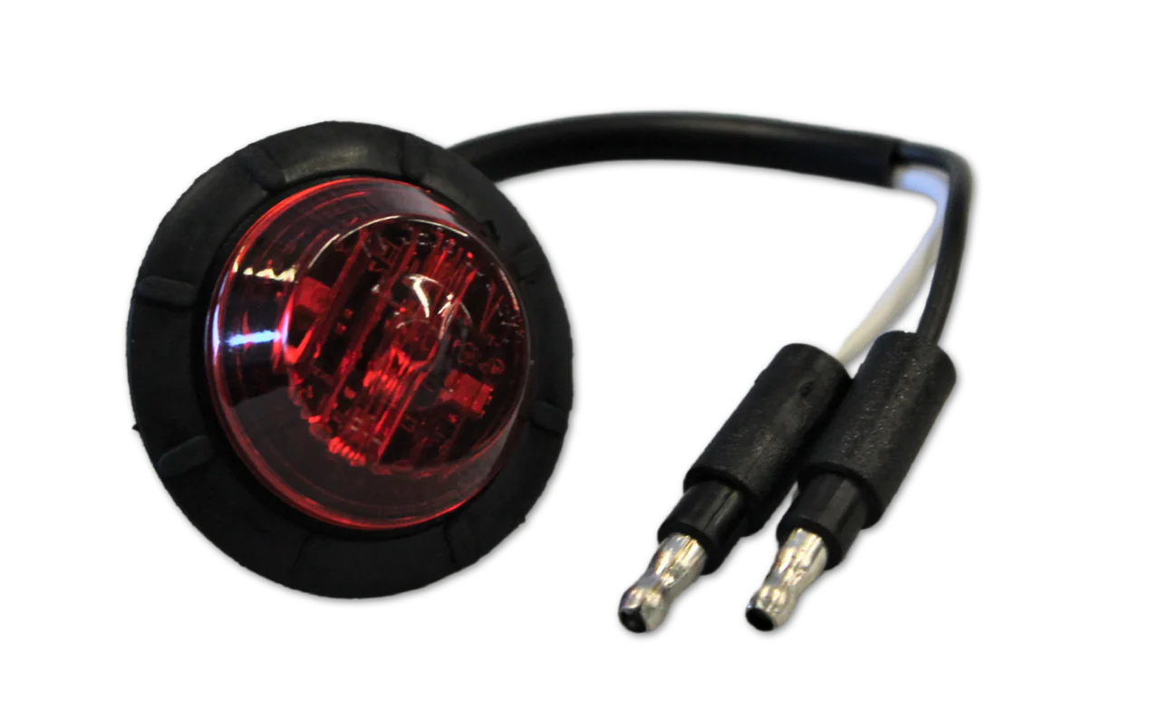 1-1/4" Red Low Profile Combination Clearance Marker Light
