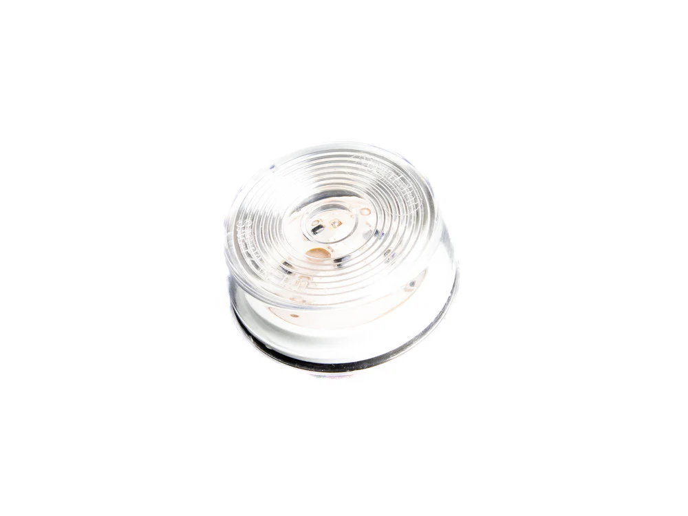 2" Red Side Marker Light-Clear