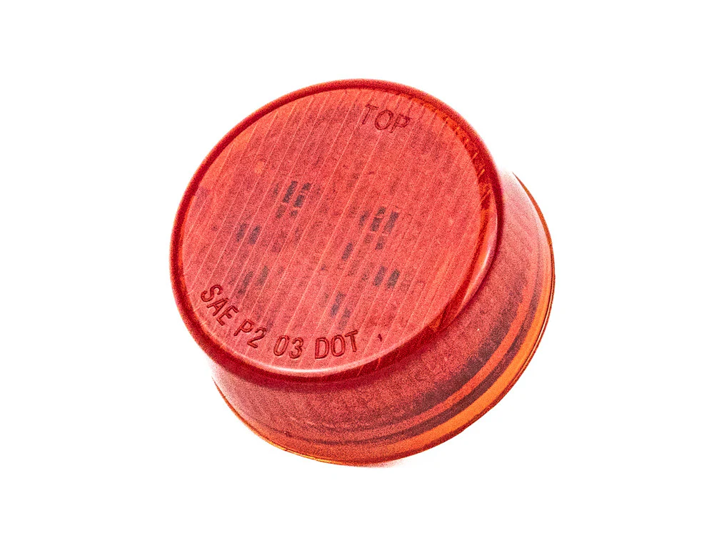 2" Round Red Marker Light with 10 LED