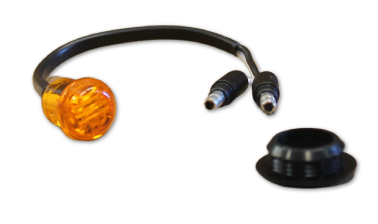 3/4" Amber Combination Clearance Marker Light