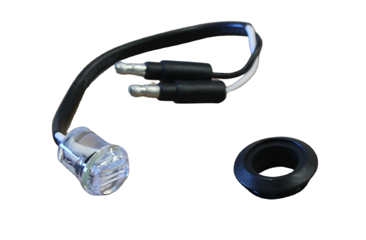 3/4" Amber Combination Clearance Marker Light (Clear Lens)