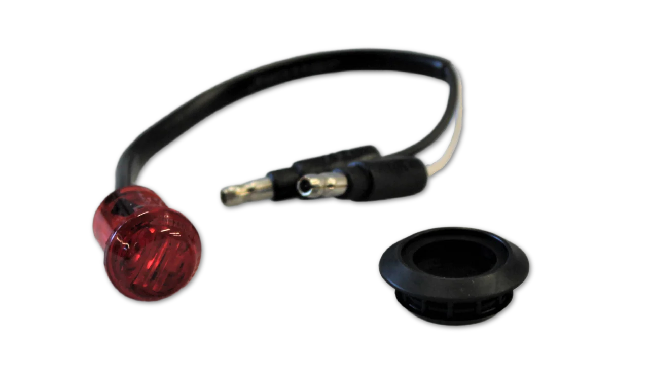 3/4" Red Combination Clearance Marker Light