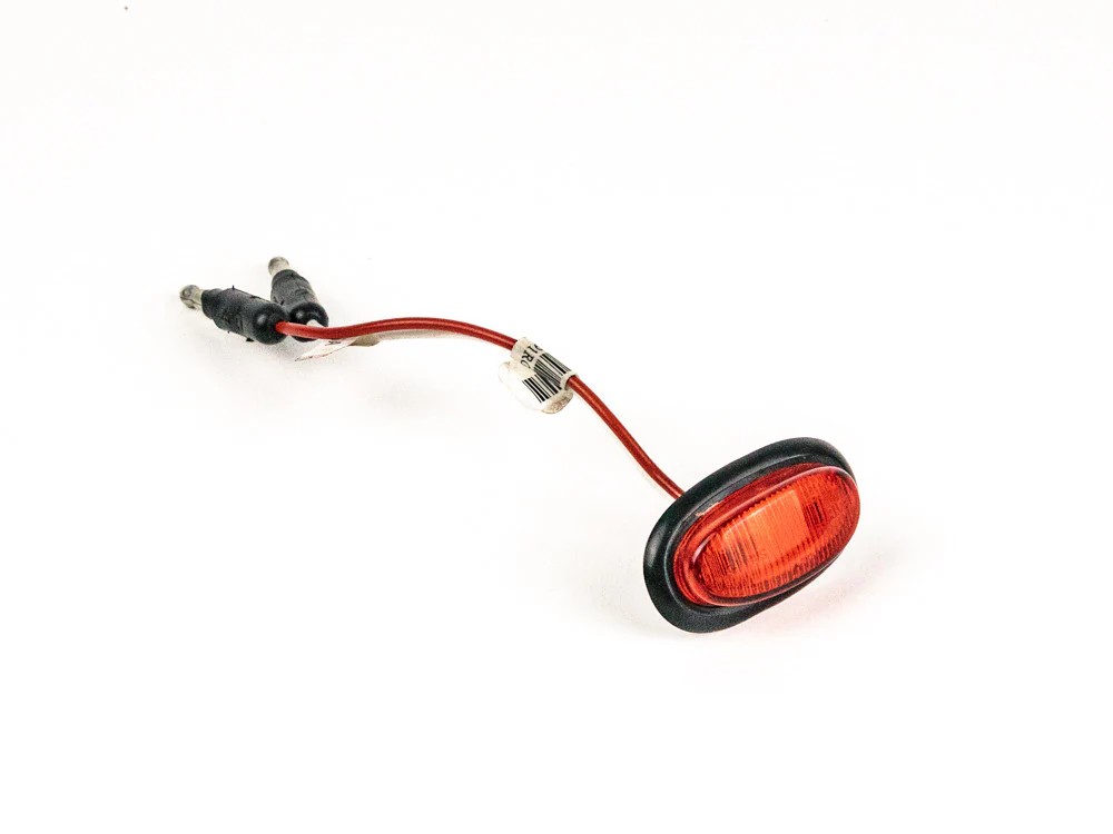Red LED Side Mount Light with Rubber Grommet