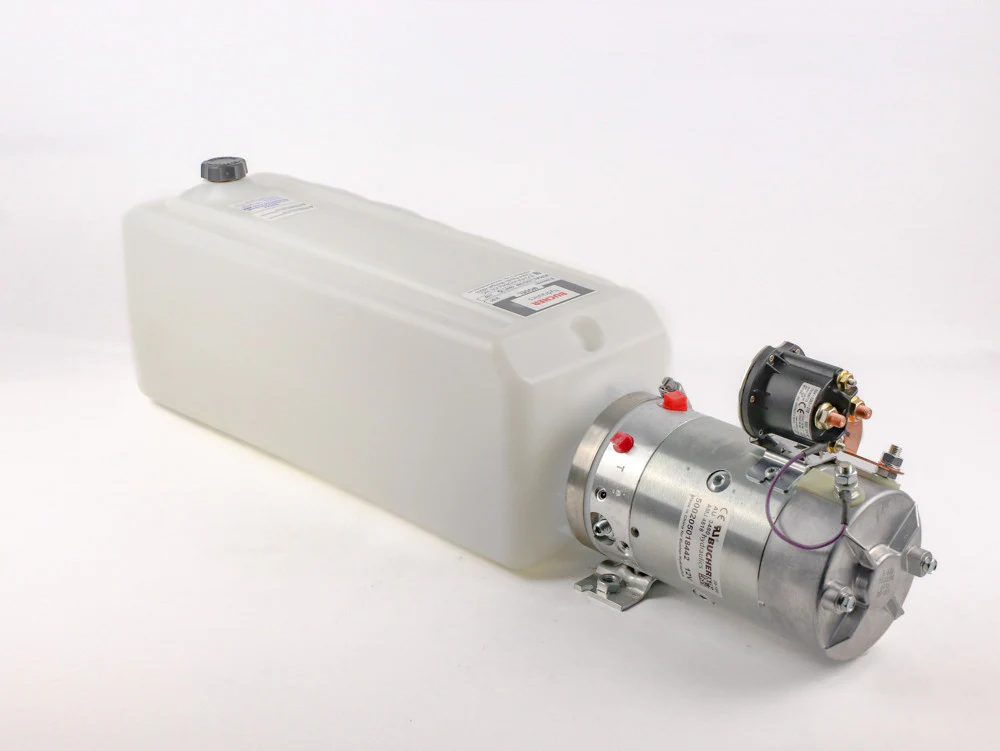 12 Volt Monarch Hydraulic Pump with Poly Tank