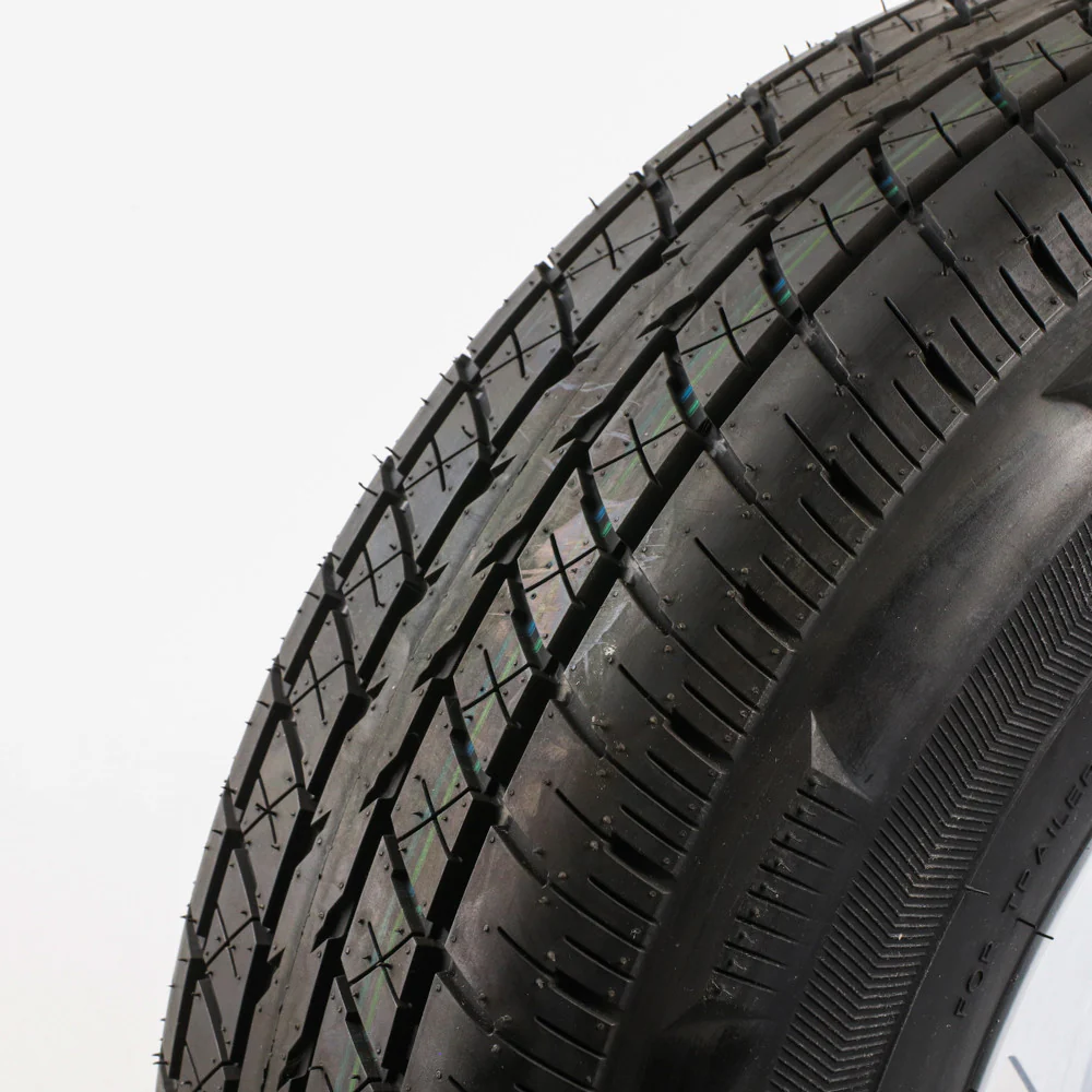 ST 205/75R14 Load Range 'C' on White Spoke Wheel - Image 4