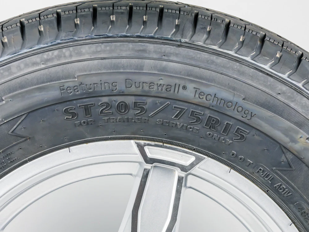 ST205/75R15 Load Range D Aluminum Spoke Wheel - Image 3