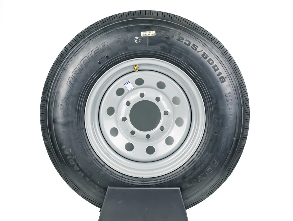 ST235/80R16 Load Range G Silver Mod Wheel